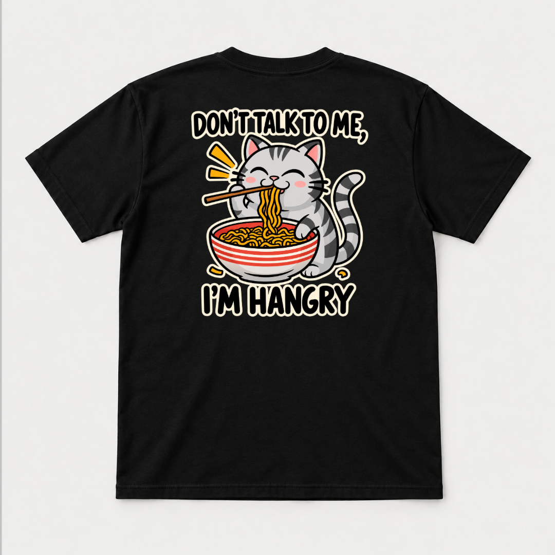I’m Hangry Noodle Cat Graphic T-Shirt & Sweatshirt