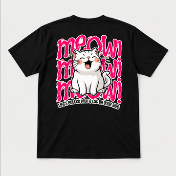 Life’s Better With a Cat Graphic T-Shirt & Sweatshirt