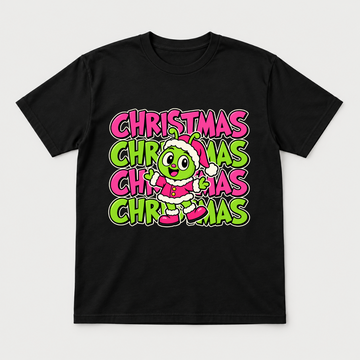Green Alien Christmas Graphic T-Shirt & Sweatshirt