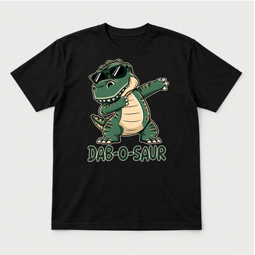Dab-O-Saur Dinosaur Graphic T-Shirt & Sweatshirt