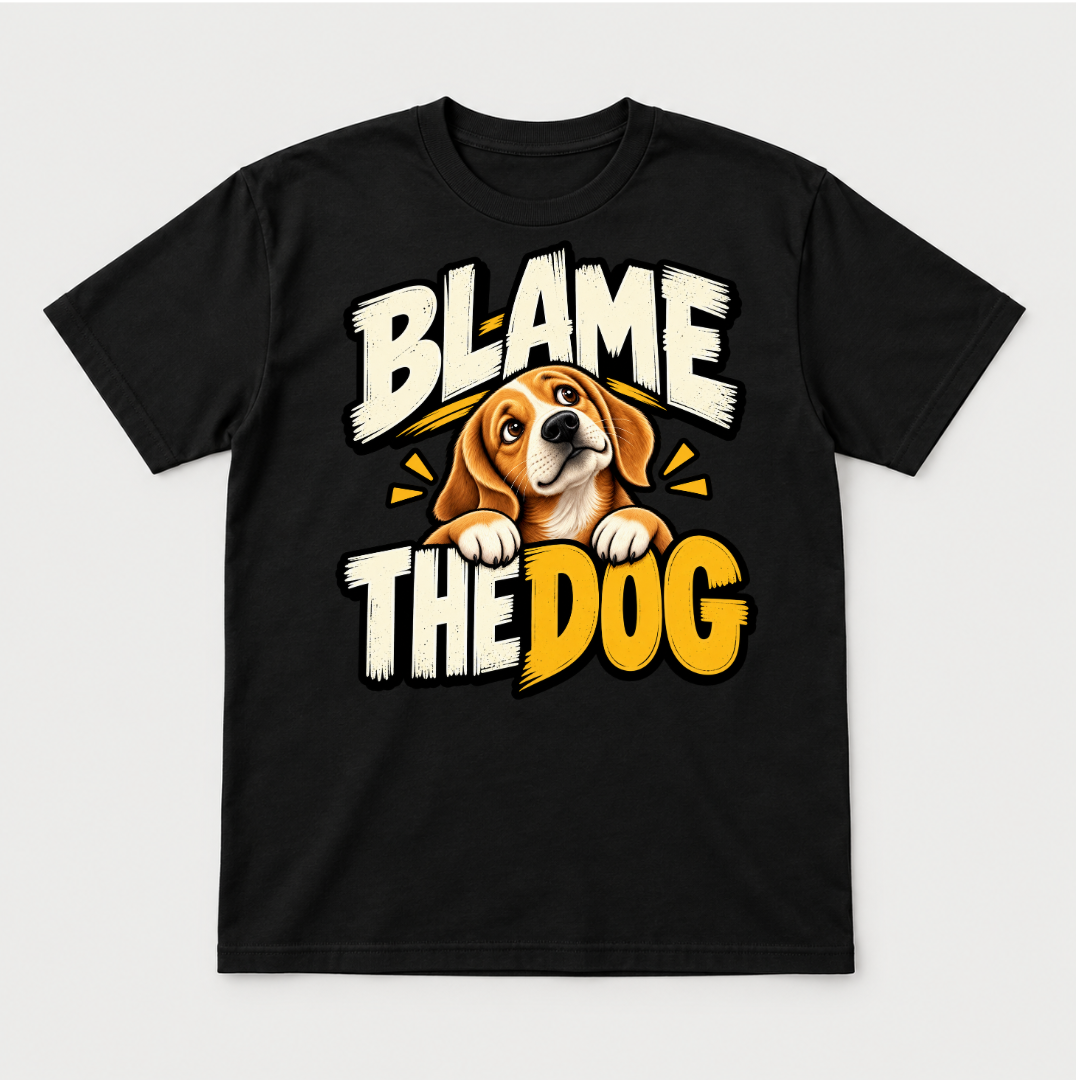 Blame the Dog Beagle Graphic T-Shirt & Sweatshirt