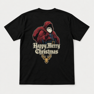Gothic Santa Christmas T-Shirt & Sweatshirt – Merry Christmas Reindeer Graphic
