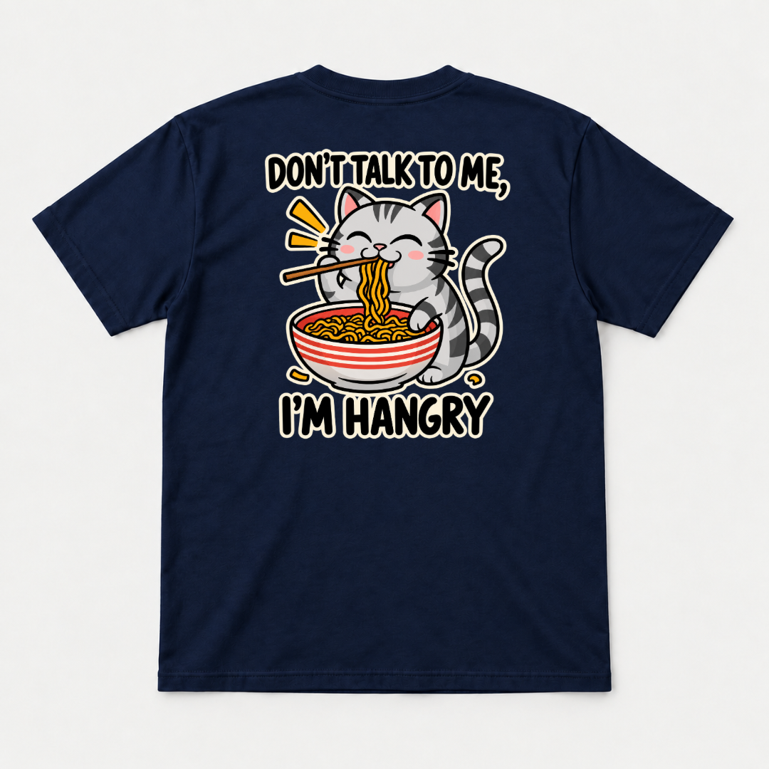 I’m Hangry Noodle Cat Graphic T-Shirt & Sweatshirt