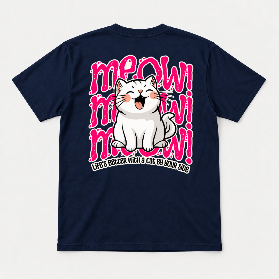 Life’s Better With a Cat Graphic T-Shirt & Sweatshirt