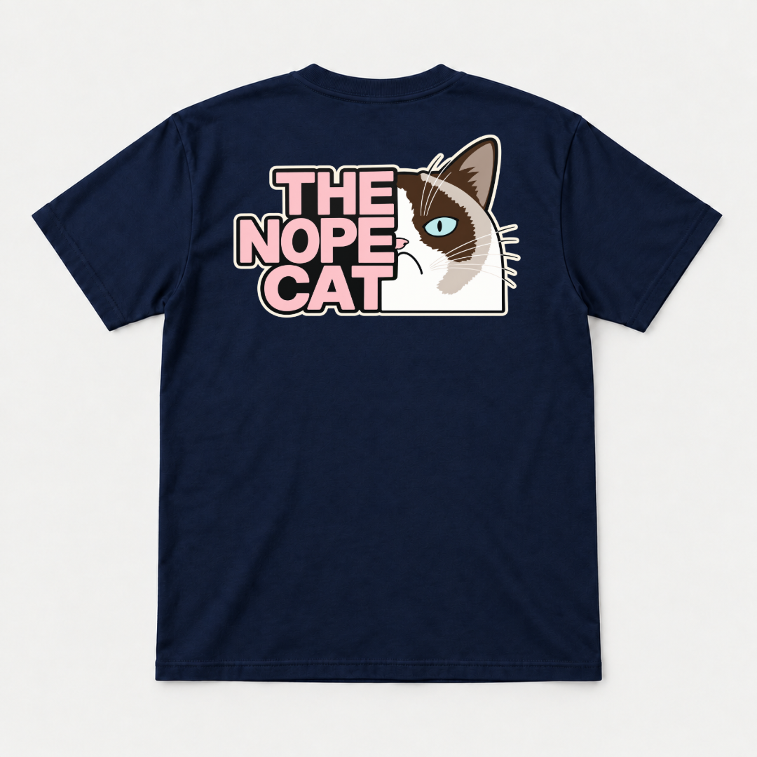 The Nope Cat Grumpy Feline Graphic T-Shirt & Sweatshirt