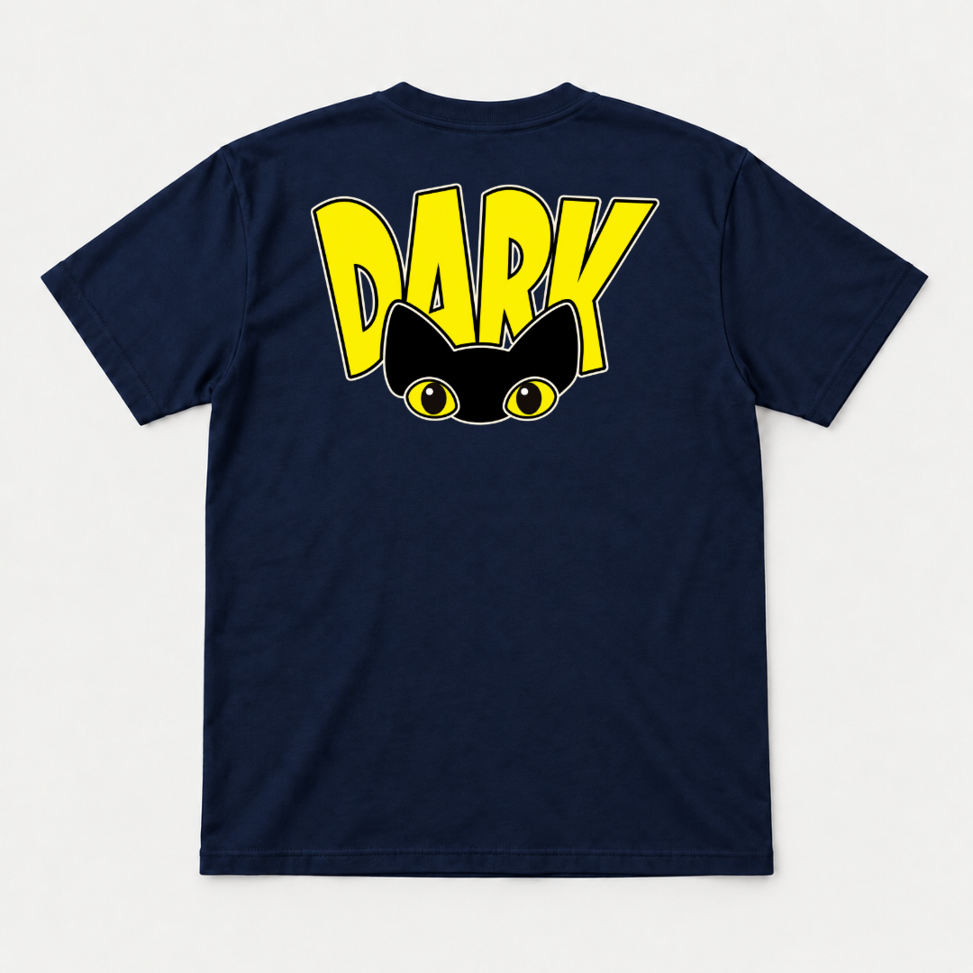 Dark Peekaboo Cat Graphic T-Shirt & Sweatshirt