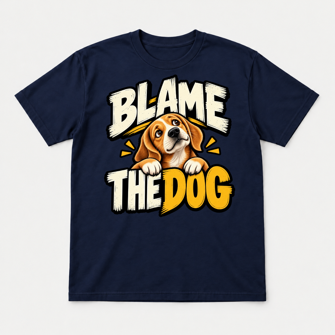 Blame the Dog Beagle Graphic T-Shirt & Sweatshirt