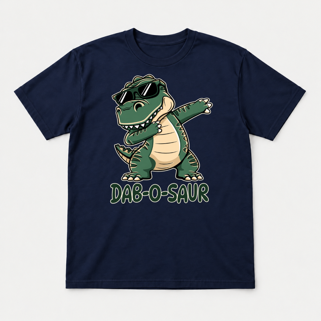 Dab-O-Saur Dinosaur Graphic T-Shirt & Sweatshirt