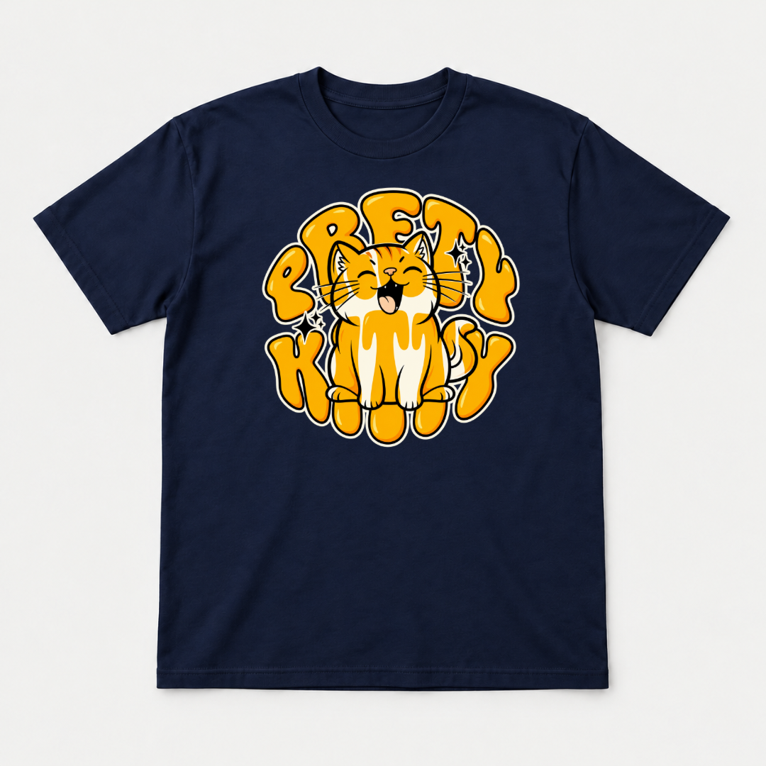 Best Kitty Happy Cat Graphic T-Shirt & Sweatshirt
