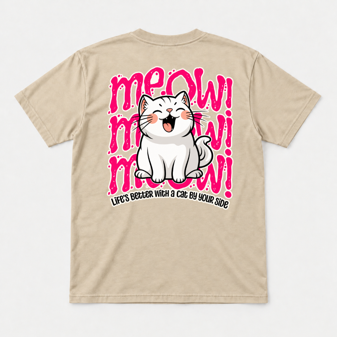 Life’s Better With a Cat Graphic T-Shirt & Sweatshirt