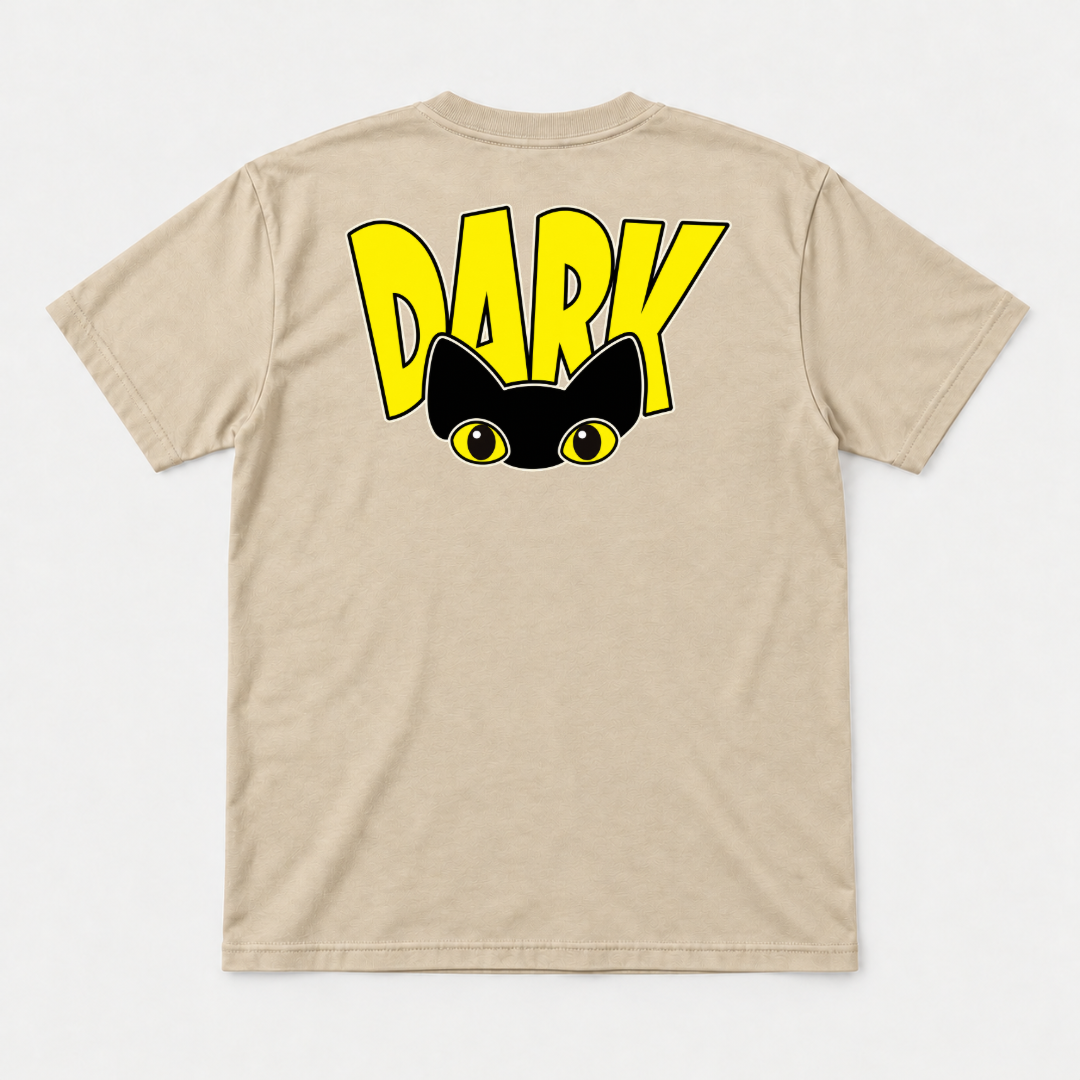 Dark Peekaboo Cat Graphic T-Shirt & Sweatshirt