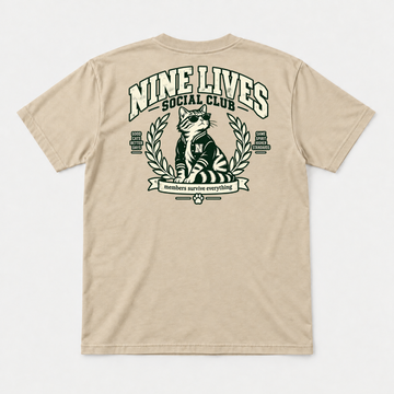 Nine Lives Social Club Cat Graphic T-Shirt & Sweatshirt