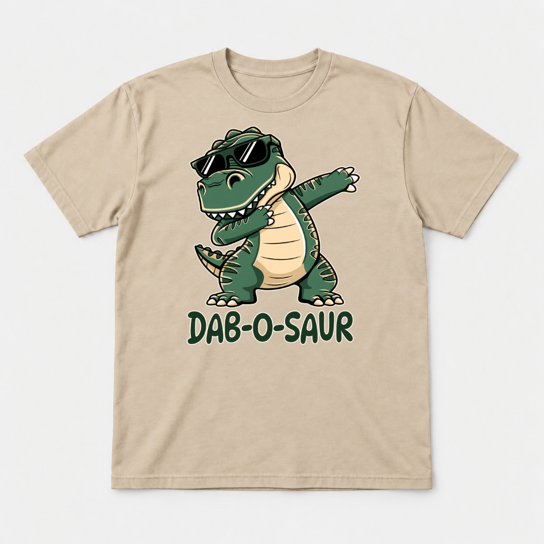 Dab-O-Saur Dinosaur Graphic T-Shirt & Sweatshirt
