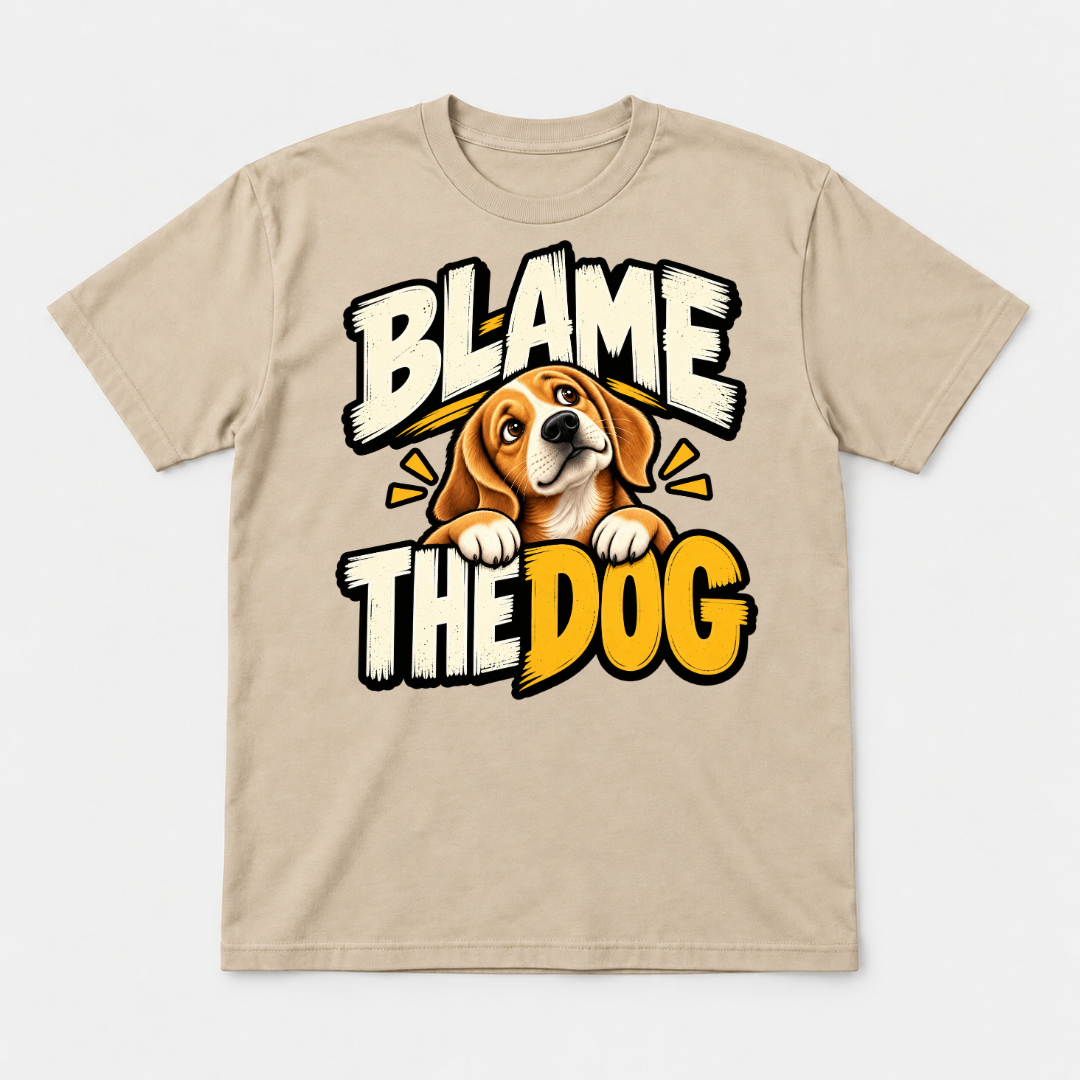 Blame the Dog Beagle Graphic T-Shirt & Sweatshirt