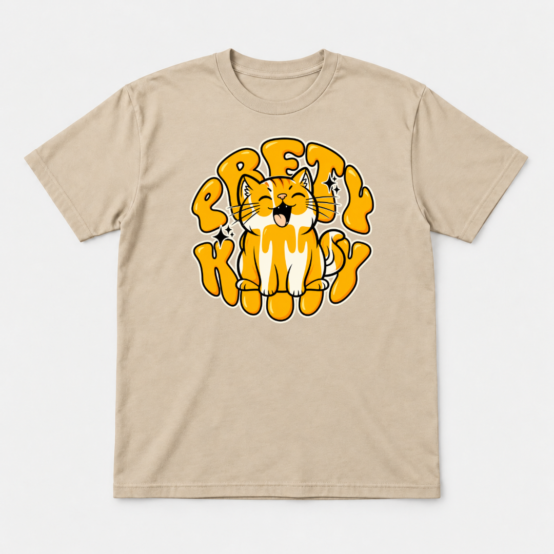 Best Kitty Happy Cat Graphic T-Shirt & Sweatshirt