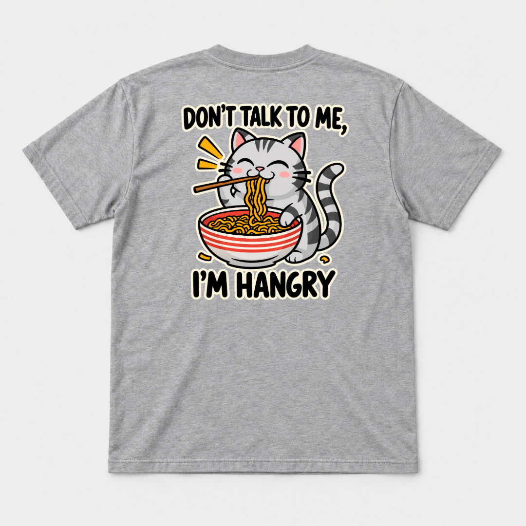 I’m Hangry Noodle Cat Graphic T-Shirt & Sweatshirt