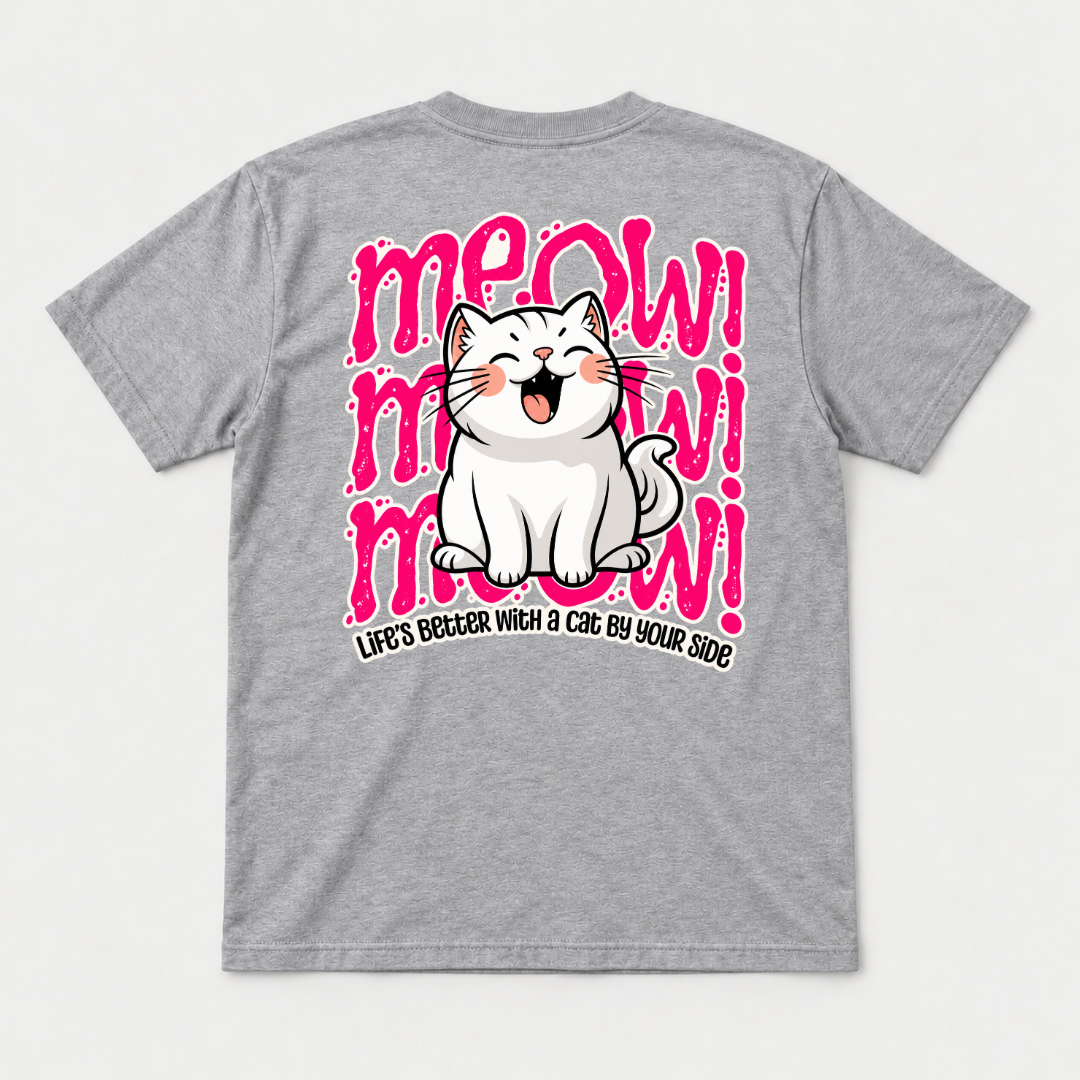 Life’s Better With a Cat Graphic T-Shirt & Sweatshirt