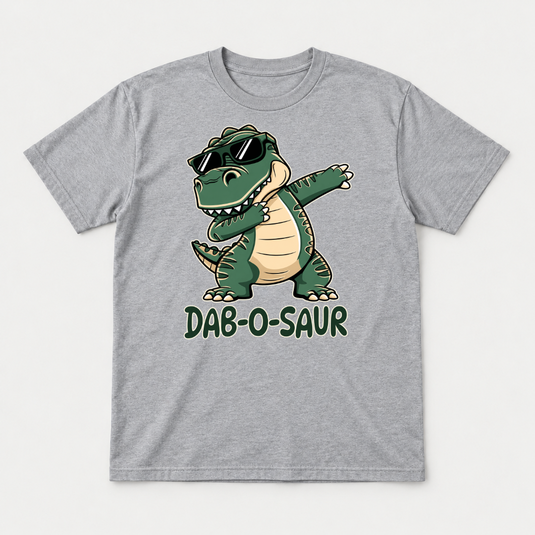 Dab-O-Saur Dinosaur Graphic T-Shirt & Sweatshirt