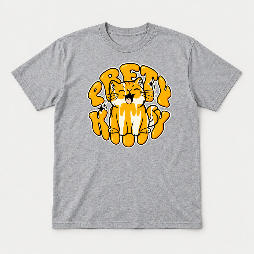 Best Kitty Happy Cat Graphic T-Shirt & Sweatshirt