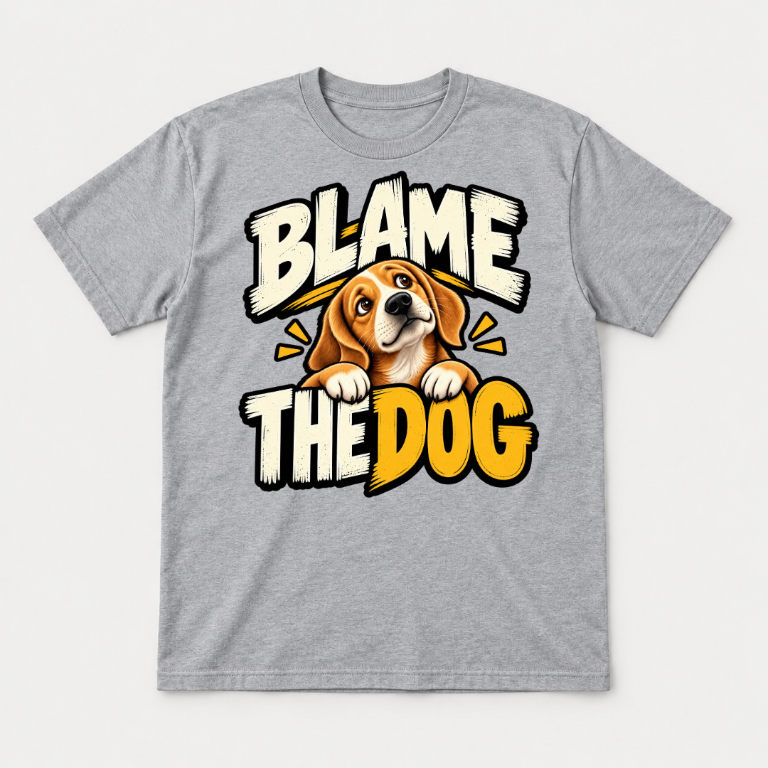 Blame the Dog Beagle Graphic T-Shirt & Sweatshirt