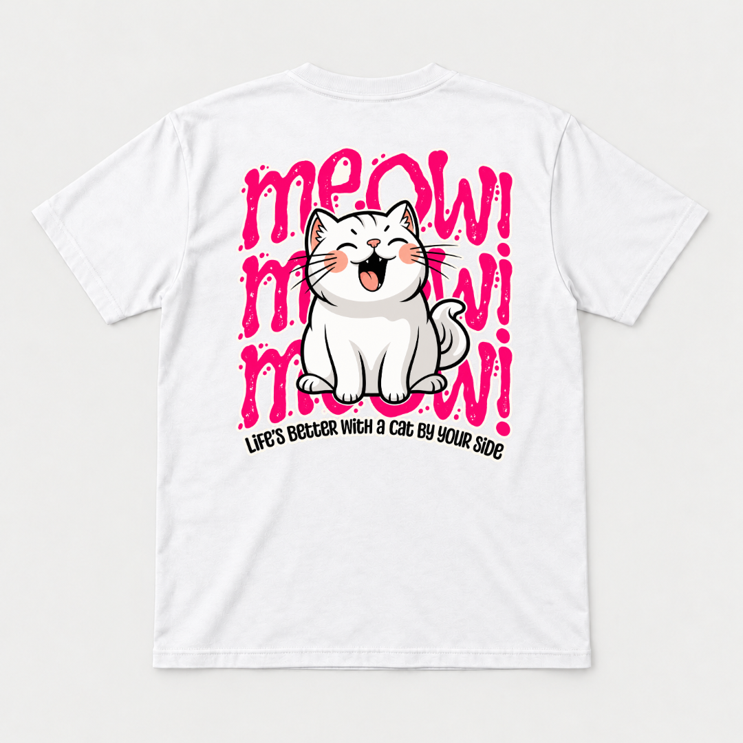Life’s Better With a Cat Graphic T-Shirt & Sweatshirt