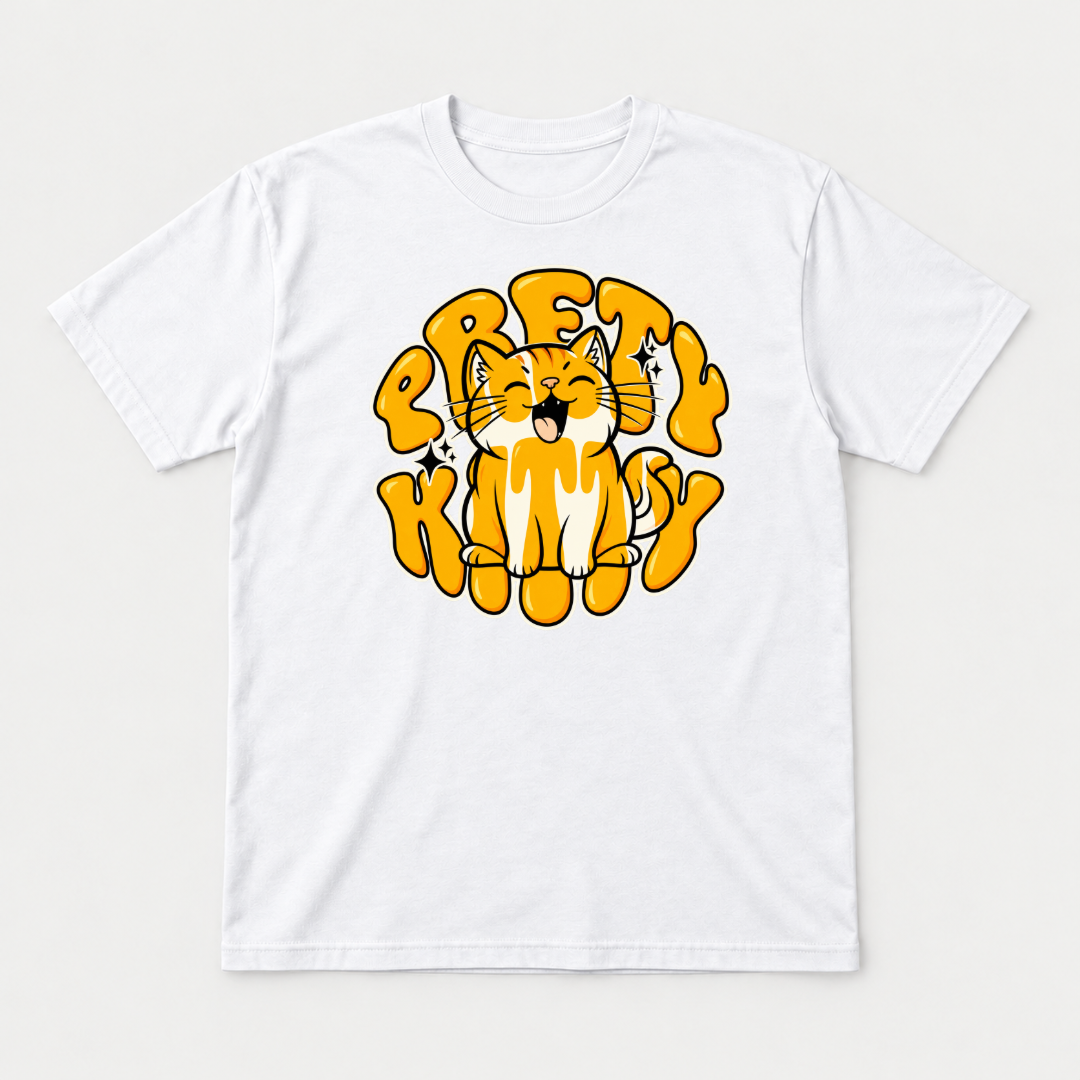 Best Kitty Happy Cat Graphic T-Shirt & Sweatshirt