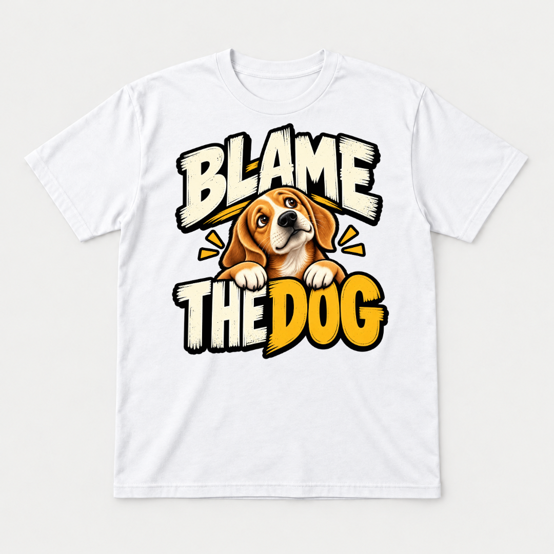 Blame the Dog Beagle Graphic T-Shirt & Sweatshirt