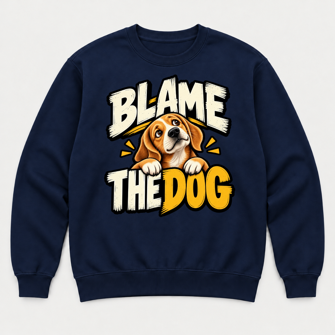 Blame the Dog Beagle Graphic T-Shirt & Sweatshirt