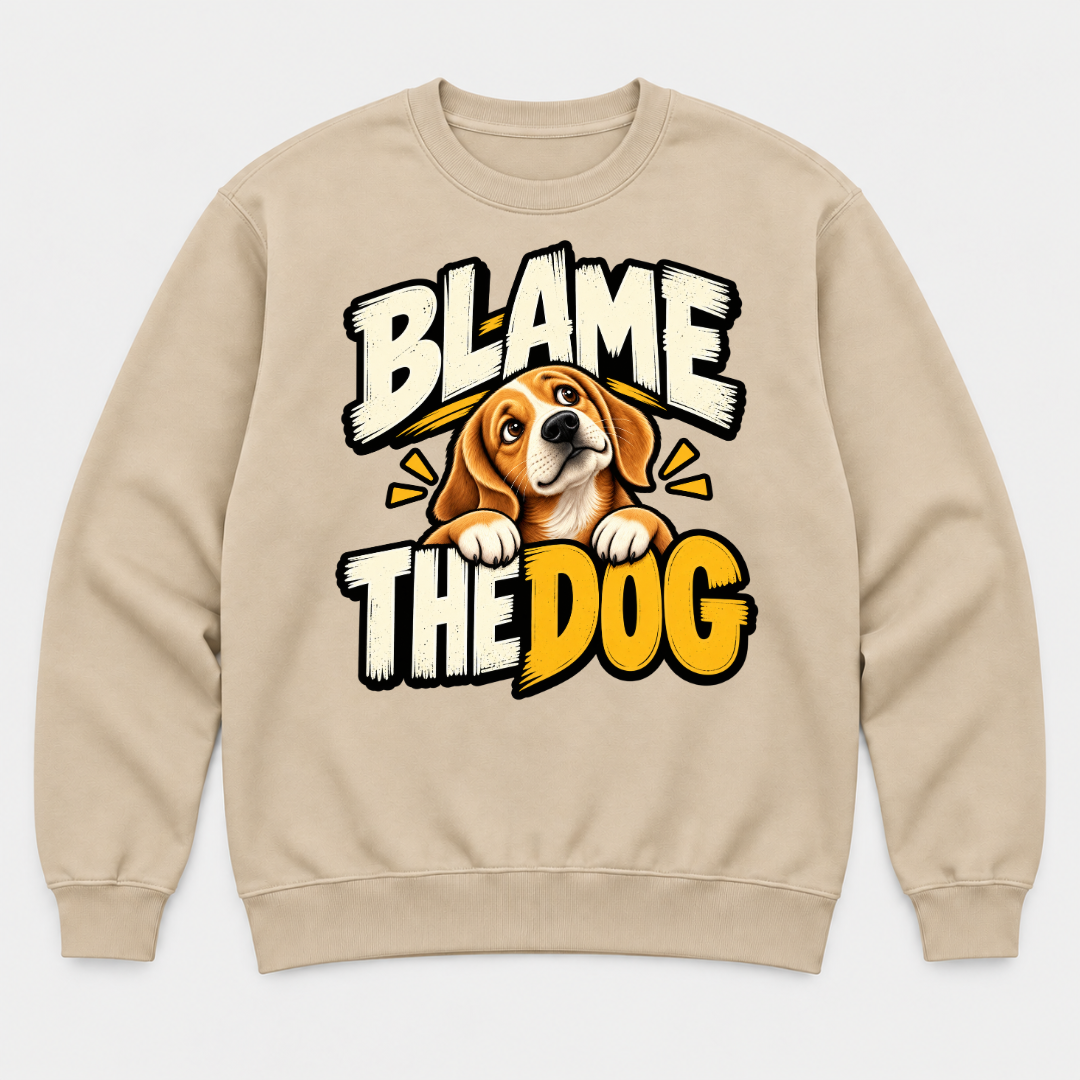 Blame the Dog Beagle Graphic T-Shirt & Sweatshirt