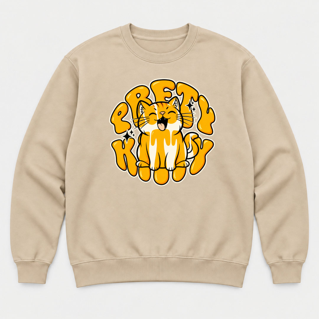 Best Kitty Happy Cat Graphic T-Shirt & Sweatshirt