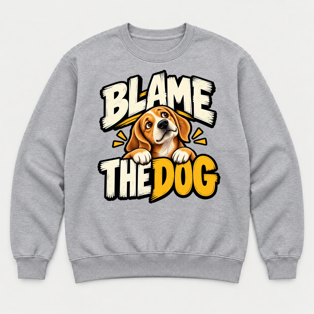 Blame the Dog Beagle Graphic T-Shirt & Sweatshirt