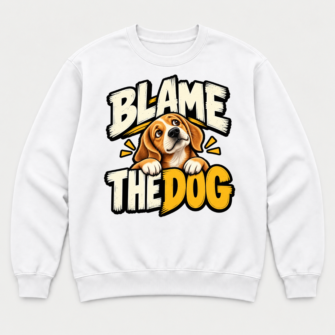 Blame the Dog Beagle Graphic T-Shirt & Sweatshirt