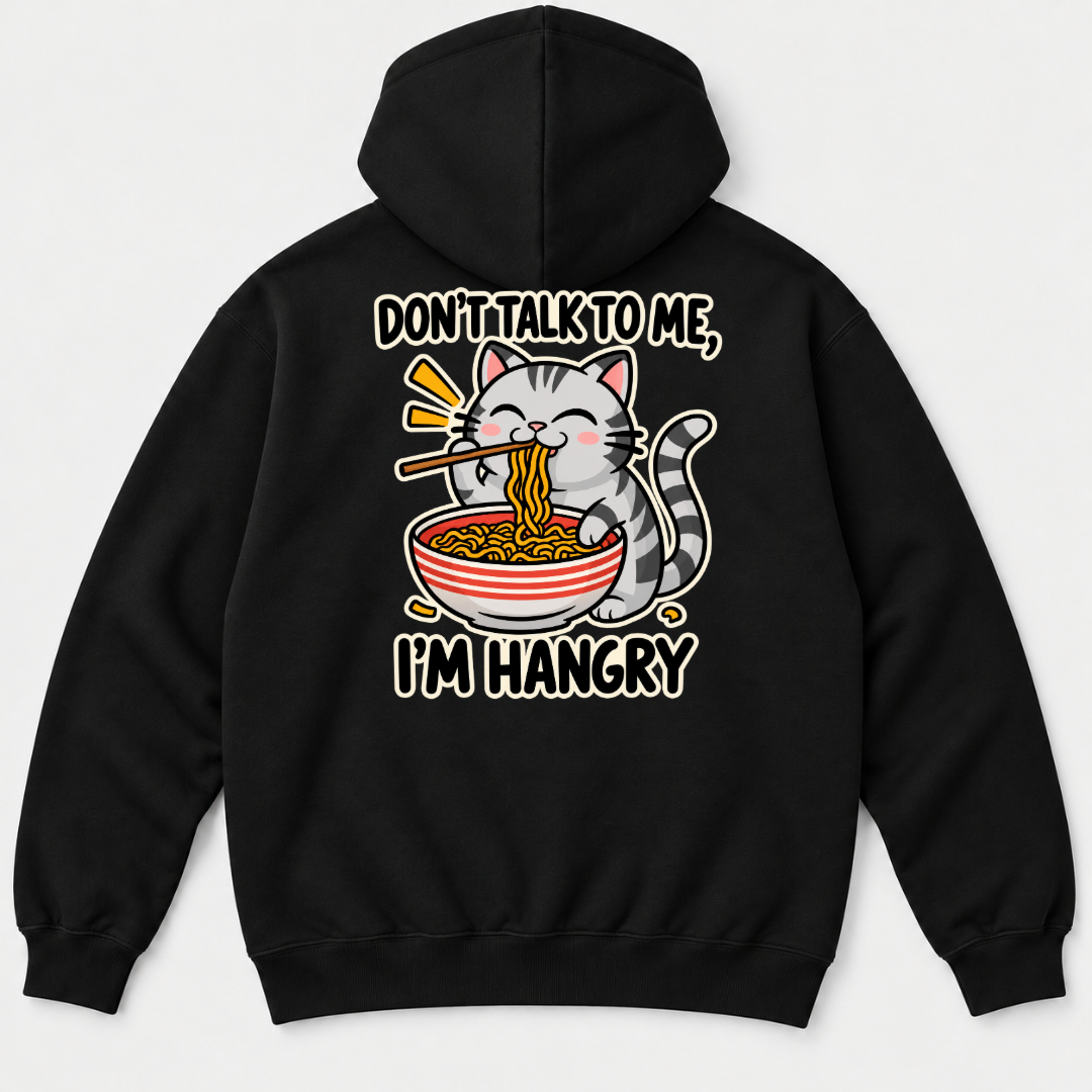 I’m Hangry Noodle Cat Graphic T-Shirt & Sweatshirt