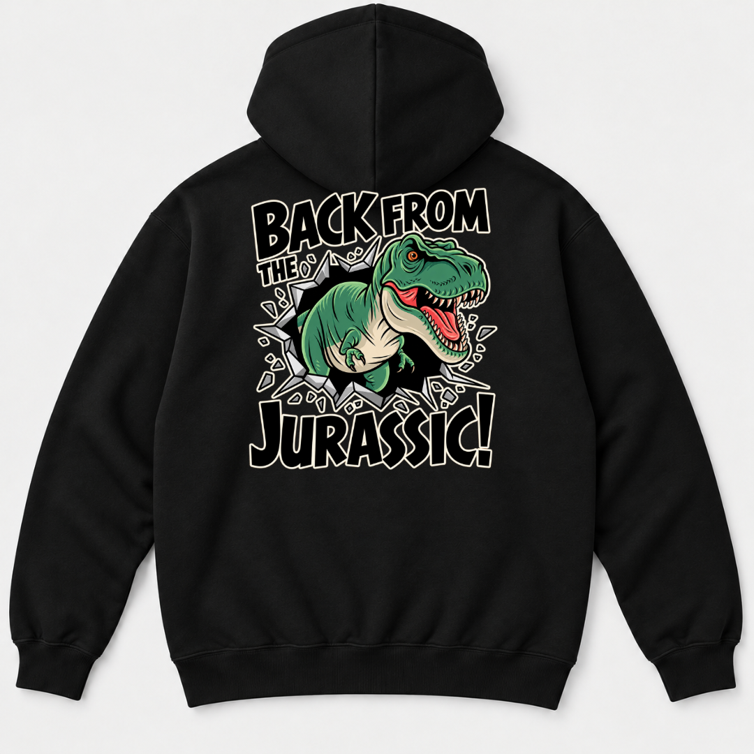 Back from the Jurassic Dinosaur Graphic T-Shirt & Sweatshirt