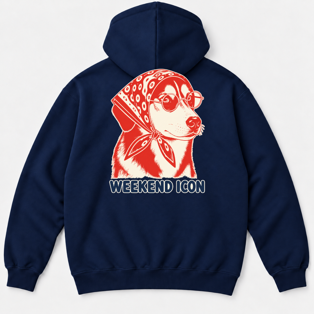 Weekend Icon Bandana Dog Graphic T-Shirt & Sweatshirt