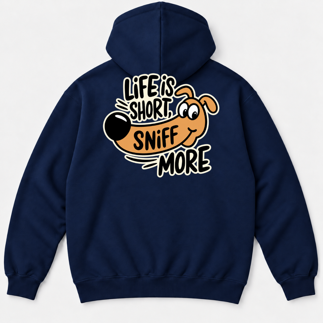 Life Is Short Sniff More Dachshund Dog Graphic T-Shirt & Sweatshirt
