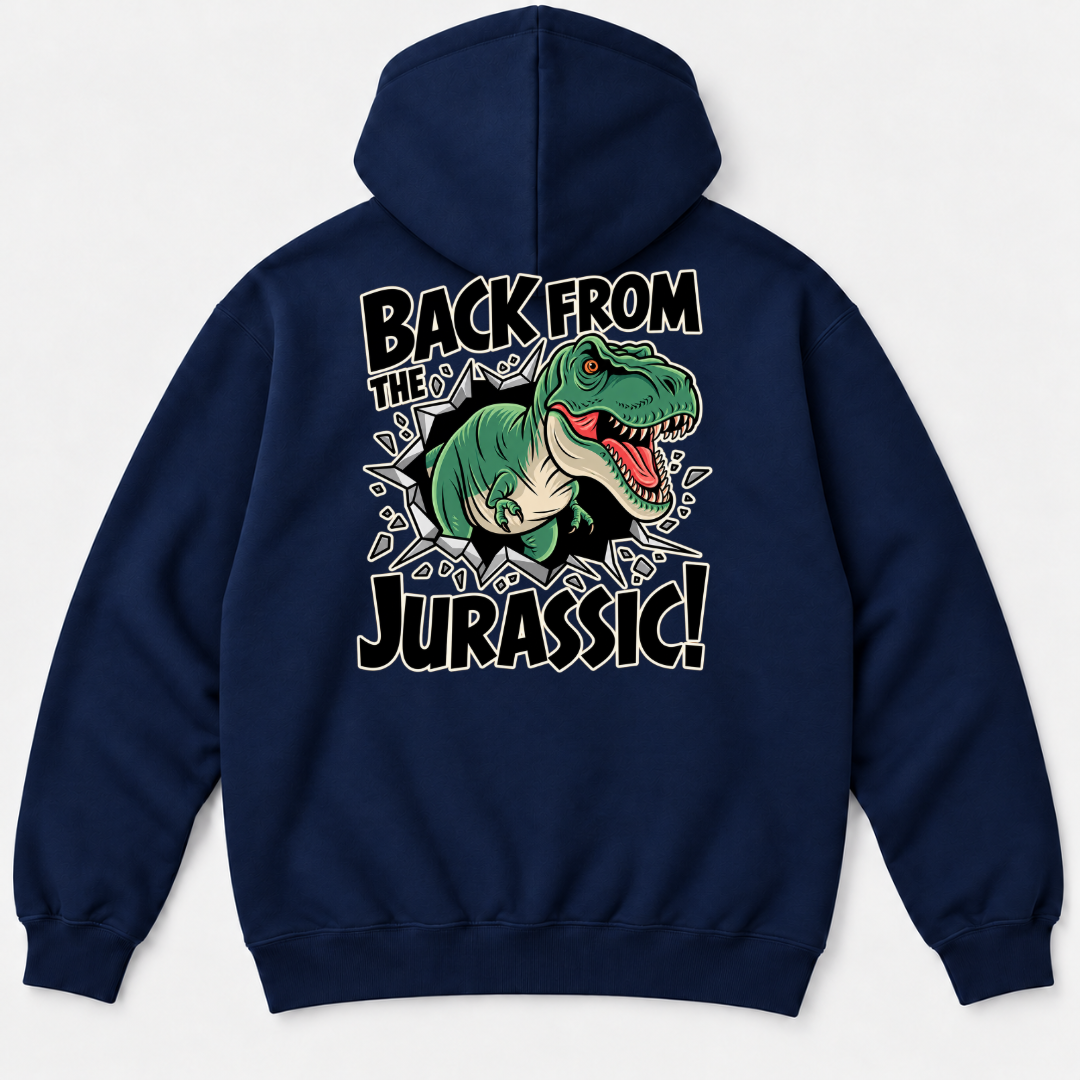 Back from the Jurassic Dinosaur Graphic T-Shirt & Sweatshirt