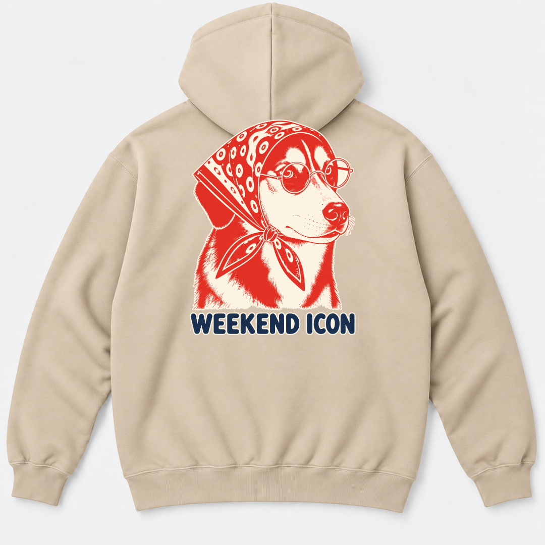 Weekend Icon Bandana Dog Graphic T-Shirt & Sweatshirt