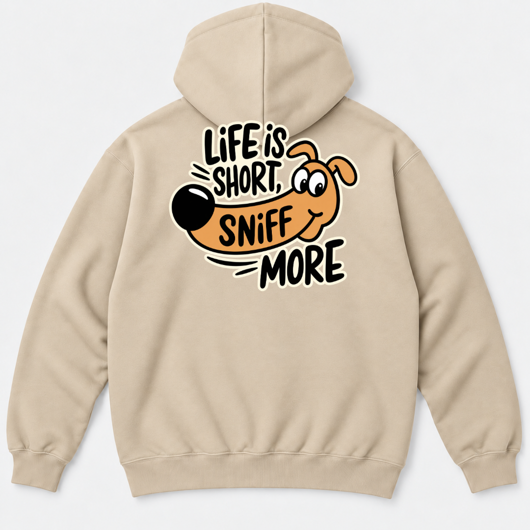 Life Is Short Sniff More Dachshund Dog Graphic T-Shirt & Sweatshirt