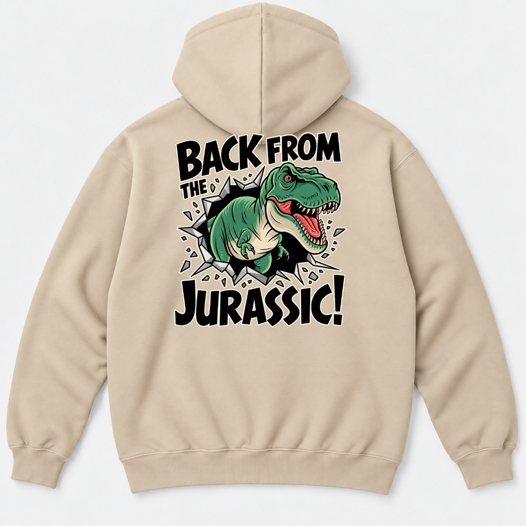 Back from the Jurassic Dinosaur Graphic T-Shirt & Sweatshirt