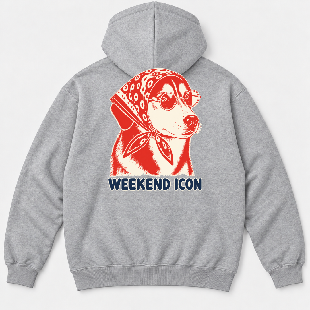 Weekend Icon Bandana Dog Graphic T-Shirt & Sweatshirt