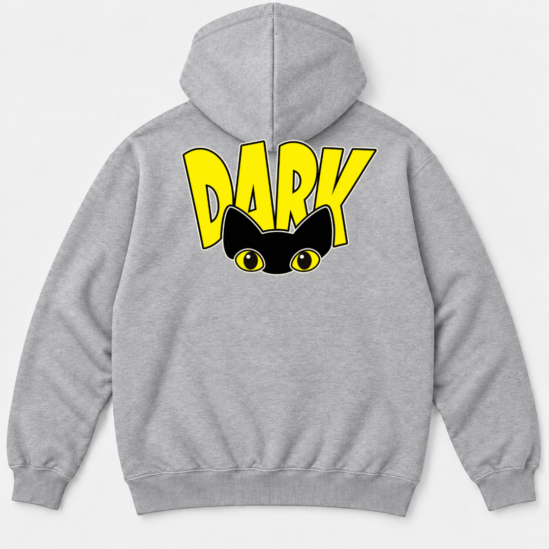 Dark Peekaboo Cat Graphic T-Shirt & Sweatshirt
