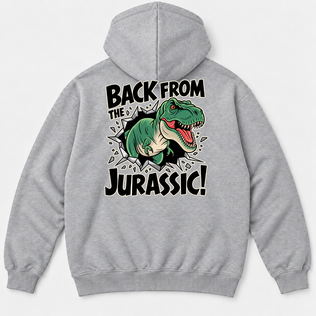 Back from the Jurassic Dinosaur Graphic T-Shirt & Sweatshirt