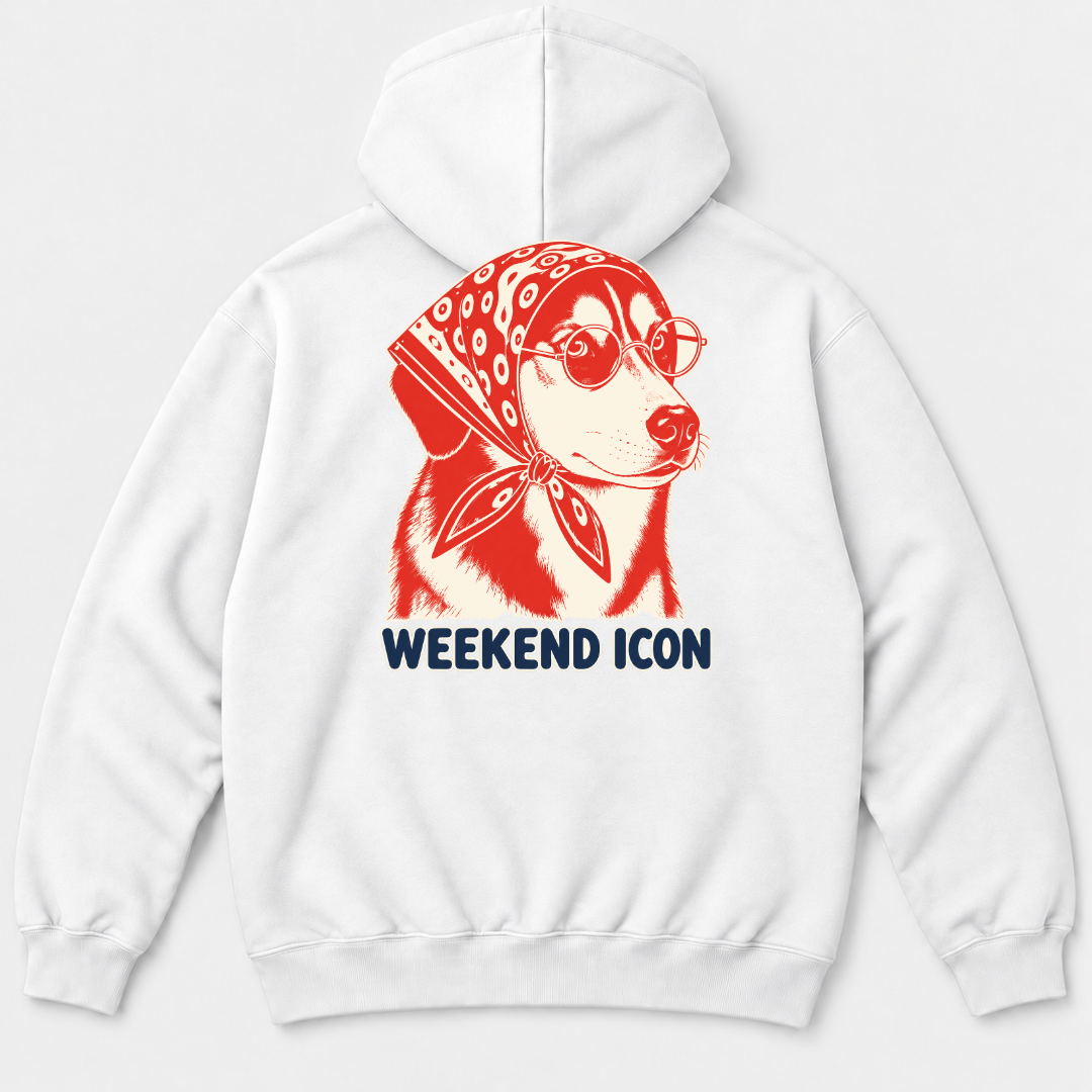 Weekend Icon Bandana Dog Graphic T-Shirt & Sweatshirt