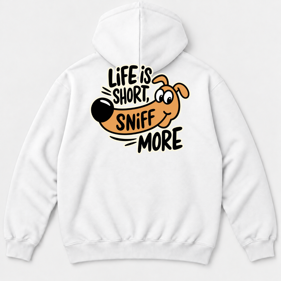 Life Is Short Sniff More Dachshund Dog Graphic T-Shirt & Sweatshirt
