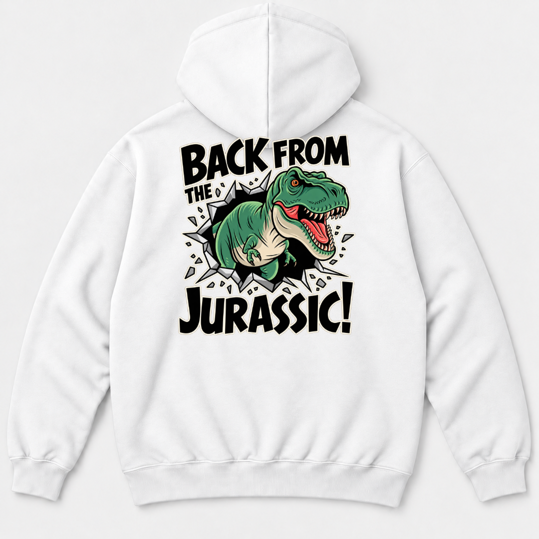 Back from the Jurassic Dinosaur Graphic T-Shirt & Sweatshirt