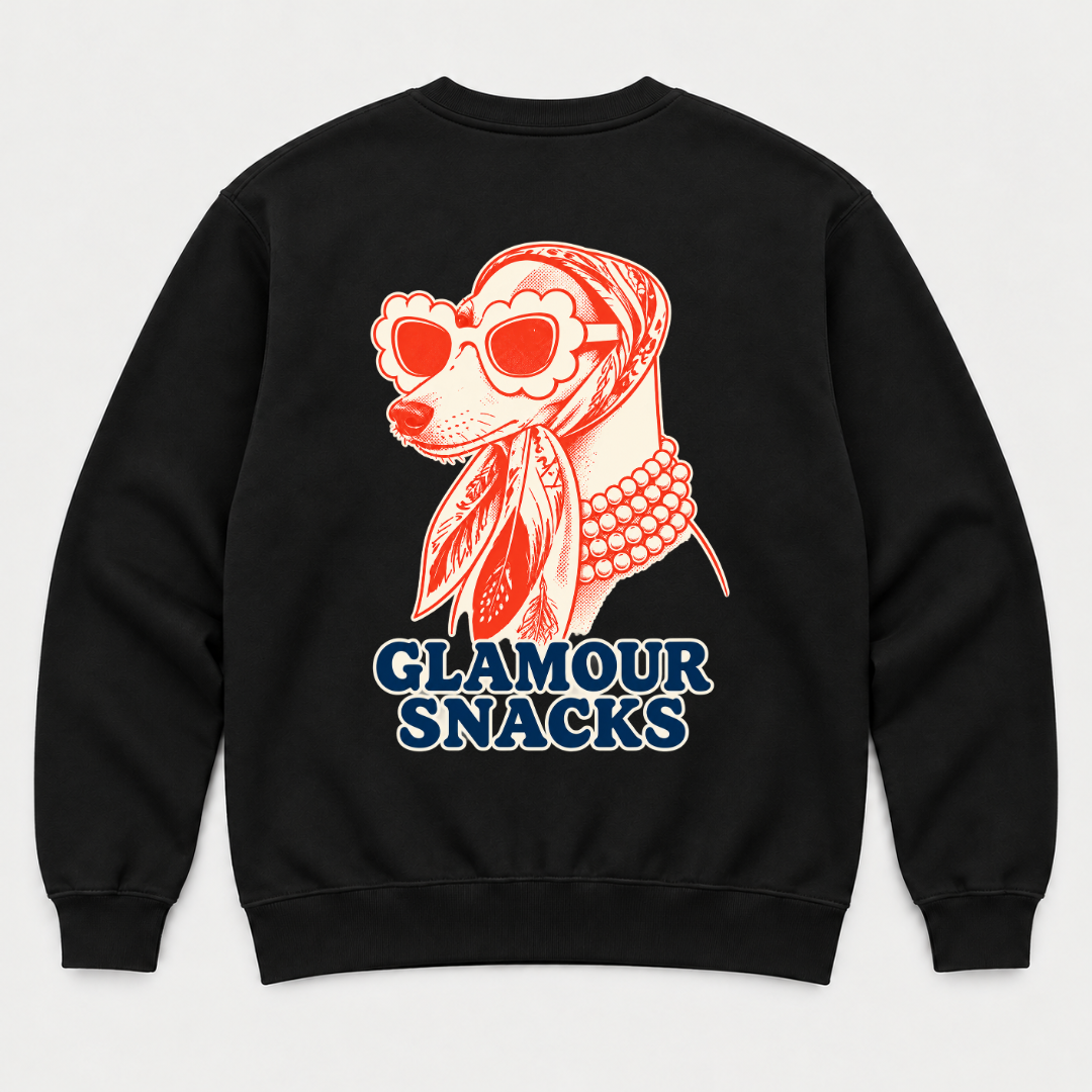 Glamour Snacks Fashion Dog Graphic T-Shirt & Sweatshirt
