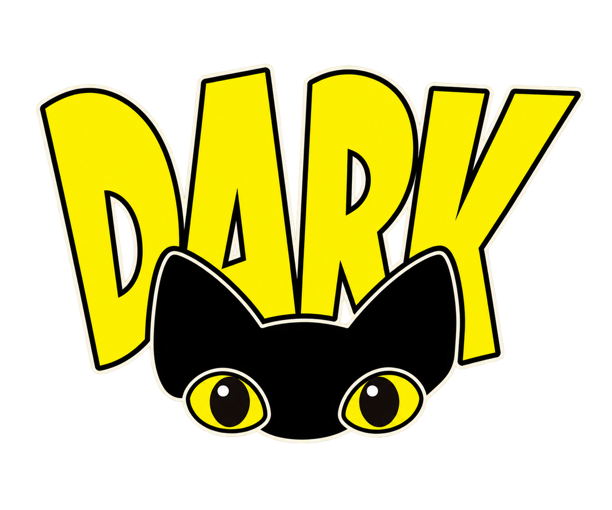 Dark Peekaboo Cat Graphic T-Shirt & Sweatshirt