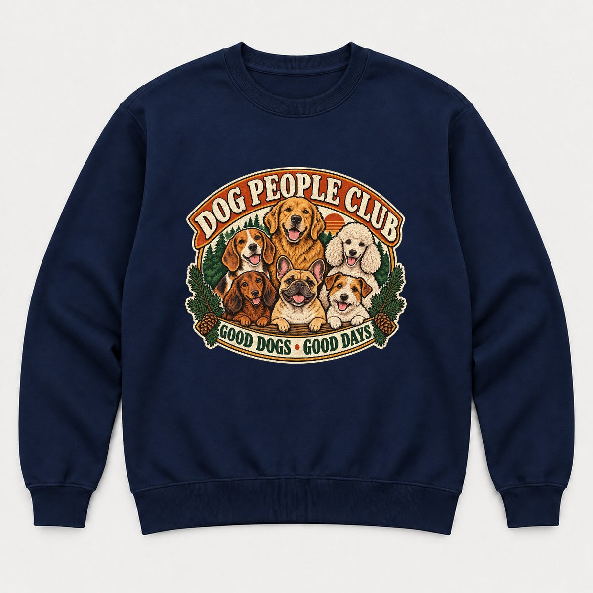 Dog People Club Shirt – Vintage Dog Breed Graphic Tee & Sweatshirt