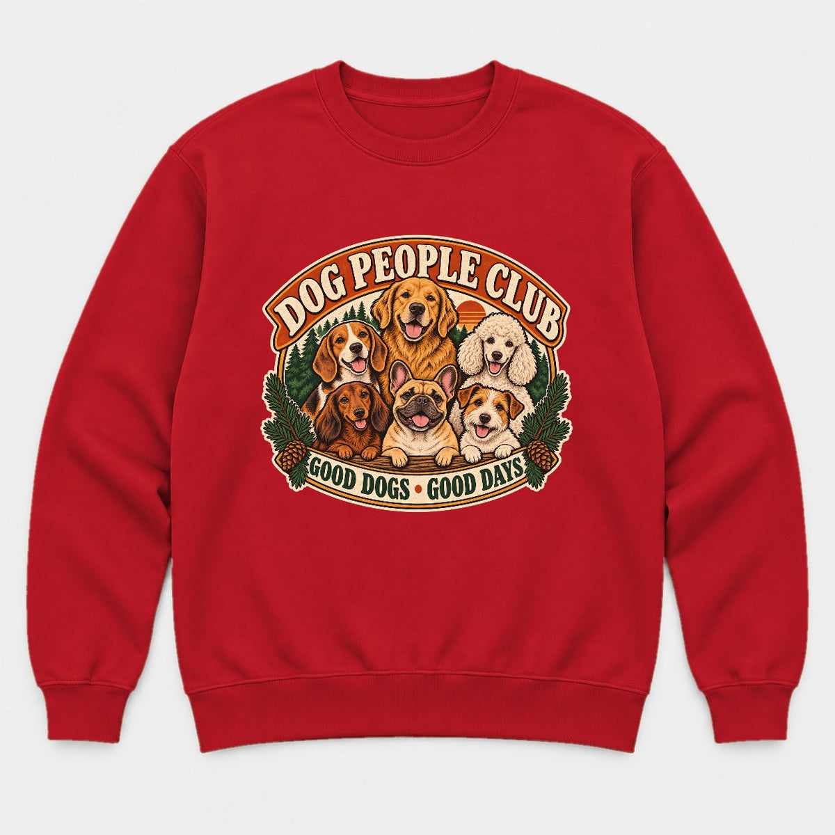 Dog People Club Shirt – Vintage Dog Breed Graphic Tee & Sweatshirt